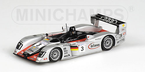AUDI R8 – KRUMM/PETER/WERNER – THIRD – AUDI SPORT TEAM JOEST RACING – 24H LE MANS 2002 1:43 model