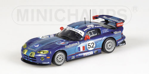 DODGE VIPER GTS-R – BELLOC/COCHET/TRELUYER – EQUIPE DE FRANCE FFSA – 24H LE MANS 2002 1:43 model