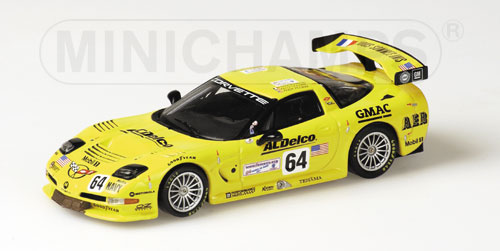 CHEVROLET CORVETTE C5R – PILGRIM/COLLINS/FREON – TEAM CORVETTE – 24H LE MANS 2002 1:43 model