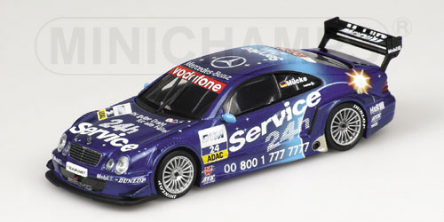 MERCEDES-BENZ CLK COUPE – STEFAN MÜCKE – TEAM ROSBERG – DTM 2002 SERVICE 24H AMG 1:43 model