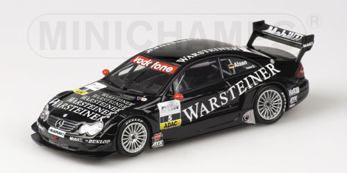 MERCEDES-BENZ CLK COUPE – WARSTEINER AMG-MERCEDES – UWE ALZEN – TEAM H.W.A. – DTM 2002 1:43 model