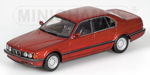 BMW 7-SERIES (E32) – 1986 – RED METALLIC 1:43 model