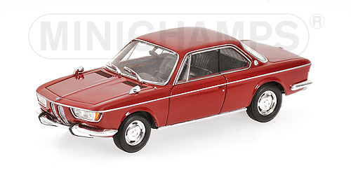 BMW 2000 CS COUPE (TYP 121) – 1967 – DARK RED L.E. 1008 pcs. 1:43 model