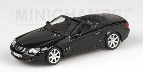MERCEDES BENZ SL CABRIO – 2001 – BLACK 1:43 model