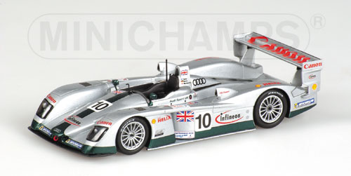 AUDI R8 – SALO/BIELA/MCCARTHY – TEAM ARENA INTERNATIONAL MOTOSPORT – 24H LE MANS 2003 1:43 model