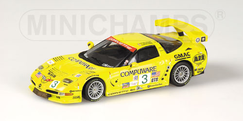CHEVROLET CORVETTE C5R – FELLOWS/O’CONNELL/FREON – WINNERS – TEAM CORVETTE – 12H SEBRING 2003 1:43 model