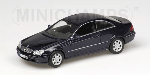 MERCEDES-BENZ CLK-CLASS (C209) – 2002 – BLUE METALLIC 1:43 model