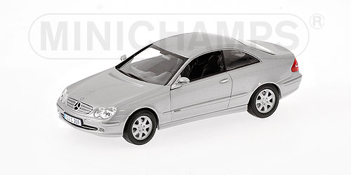 MERCEDES-BENZ CLK-CLASS (C209) – 2001 – SILVER L.E. 1488 pcs. 1:43 model