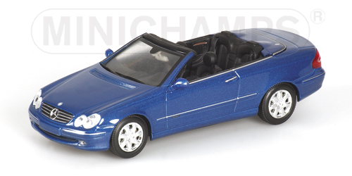 MERCEDES-BENZ CLK-CLASS CABRIOLET (A209) – 2003 – BLUE 1:43 model