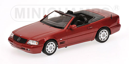 MERCEDES-BENZ 500 SL (R129) – 1999 – RED METALLIC (ALMADINROT) L.E. 1008 pcs. 1:43 model