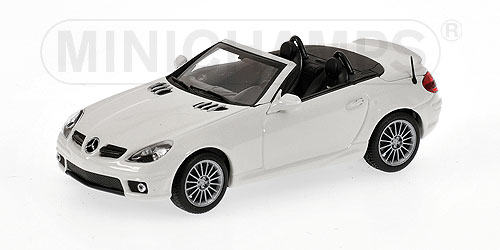 MERCEDES-BENZ SLK 55 AMG ROADSTER (R171) – 2008 – WHITE L.E. 1344 pcs. 1:43 model