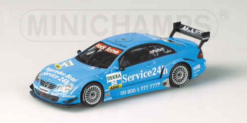 MERCEDES-BENZ CLK – GARY PAFFETT – TEAM ROSBERG ‘SERVICE 24H’ – DTM 2003 1:43 model