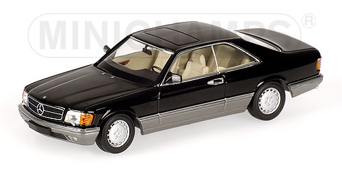 MERCEDES-BENZ 560 SEC (C126) – 1986 – BLACK L.E. 1728 pcs. 1:43 model