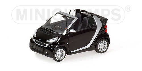 SMART FORTWO CABRIOLET – 2007 – BLACK L.E. 1248 pcs. 1:43 model
