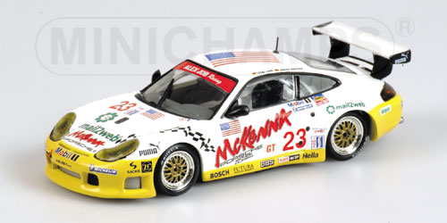 PORSCHE 911 GT3-RS – MAASSEN/LUHR – WINNER – TEAM JOB RACING – 12H SEBRING 2003 1:43 model