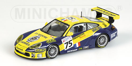 PORSCHE 911 GT3-RS- NEUGARTEN/SMITH/KHAN – TEAM PERSPECTIVE RACING – 24H LE MANS 2003 1:43 model