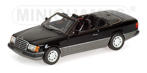 MERCEDES-BENZ 300 CE-24 CABRIOLET (W124) – 1990 – BLACK L.E. 2016 pcs. 1:43 model