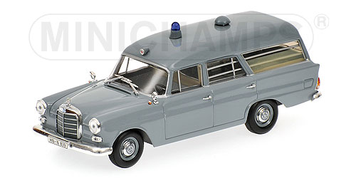 MERCEDES-BENZ 190 (W110) – 1961 – KRANKENWAGEN – ‘DEUTSCHES ROTES KREUZ’ L.E. 1584 pcs. 1:43 model