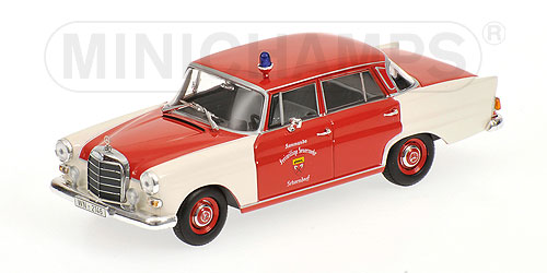 MERCEDES-BENZ 200 – 1965 – ‘FEUERWEHR SCHORNDORF’ L.E. 1008 pcs. 1:43 model