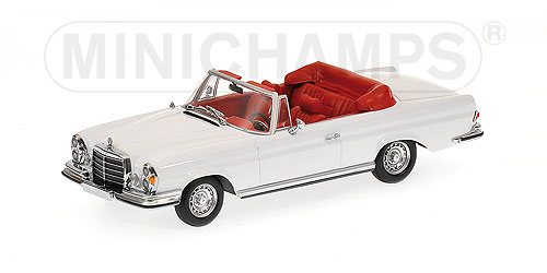 MERCEDES-BENZ 280 SE 3.5 CABRIOLET (W 111) – 1970 – WHITE L.E. 1200 pcs. 1:43 model