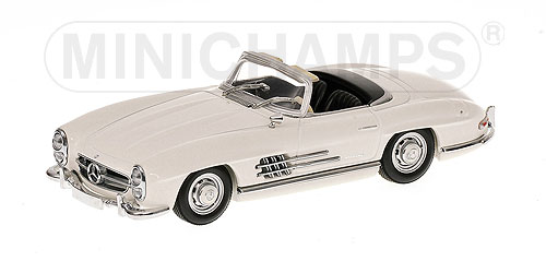 MERCEDES-BENZ 300 SL ROADSTER (W198 II) – 1957 – WHITE L.E. 1008 pcs. 1:43 model