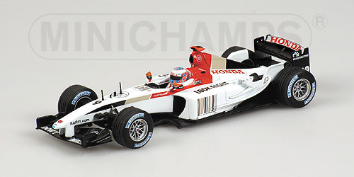BAR HONDA J.BUTTON PRESENT. 2004 1:43 model