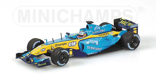 RENAULT F.ALONSO PRESENTATION 2004 1:43 model