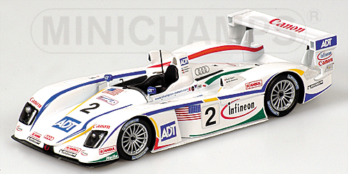AUDI R8 – PIRRO/LEHTO/WERNER – TEAM CHAMPION RACING – 24H LE MANS 2004 1:43 model