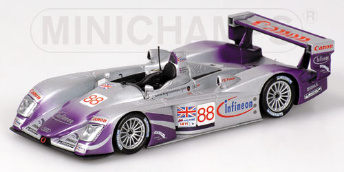 AUDI R8 – DAVIES/HERBERT/SMITH – AUDI SPORT UK TEAM VELOQX – 24H LE MANS 2004 1:43 model
