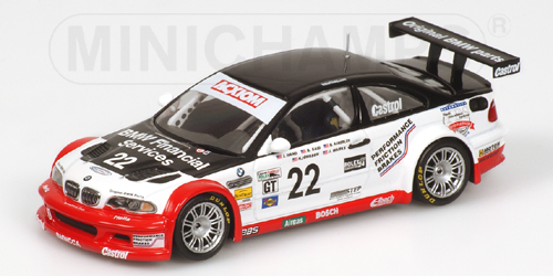 BMW M3 GTR -SAID/AUBERLEN/MARTIN/HAND/JOENSSON – TEAM PROTOTYPE TECHNOLOGY GROUP – 24h DAYTONA 2004 1:43 model