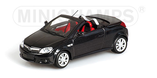 OPEL TIGRA TWINTOP – 2004 – BLACK METALLIC 1:43 model