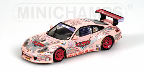 PORSCHE 911 GT3 RS-R – PETTY/JEANNETTE – PINK SALLY ‘PHOENIX 250’ – TEAM GUNNAR RACING – ALMS 2004 L.E. 1300 pcs. 1:43 model