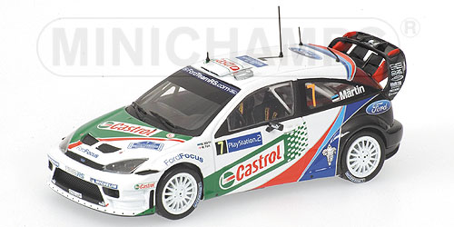 FORD FOCUS RS WRC – MAERTIN/PARK – WINNERS RALLY CORSICA 2004 L.E. 1008 pcs. 1:43 model
