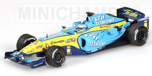 RENAULT F1 R25 – GIANCARLO FISICHELLA – SHOWCAR 2005 1:43 model