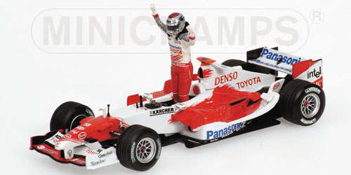 PAN.TOYOTA TF105 TRULLI 1ST POD ’05 1:43 model