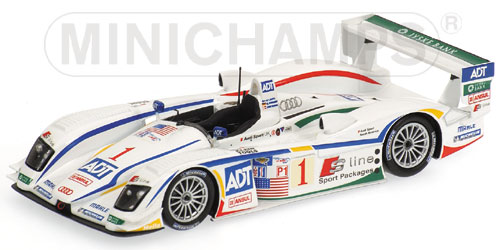 AUDI R8 – LEHTO/WERNER/KRISTENSEN – WINNER – TEAM CHAMPION – 12H SEBRING 2005 L.E. 1104 pcs. 1:43 model