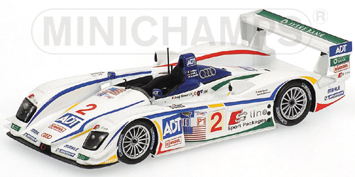 AUDI R8 – PIRRO/BIELA/MCNISH – SECOND – TEAM CHAMPION – 12H SEBRING 2005 L.E. 1008 pcs. 1:43 model