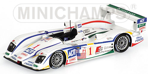 AUDI R8 – LEHTO/WERNER – WINNER – TEAM CHAMPION – ALMS ATLANTA 2005 L.E. 1008 pcs. 1:43 model