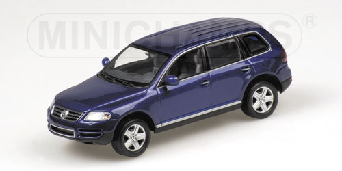VOLKSWAGEN TOUAREG – 2002 – BLUE METALLIC 1:43 model