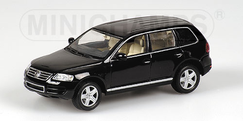VOLKSWAGEN TOUAREG – 2002 – BLACK METALLIC 1:43 model