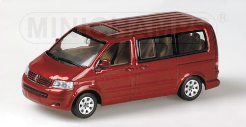 VOLKSWAGEN T5 MULTIVAN – 2003 – RED METALLIC 1:43 model