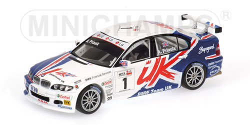 BMW 320I – ANDY PRIAULX – CHAMPION – TEAM RBM – WTCC 2005 L.E. 1632 pcs. 1:43 model