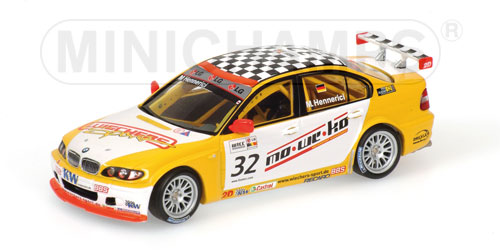 BMW 320I – MARC HENNERICI – WINNER – TEAM WIECHERS SPORT – INDEPENDENCE TROPHY WTCC 2005 L.E. 1248 pcs. 1:43 model