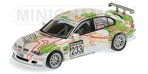 BMW 320I – SCHUBERT MOTORS – PRIAULX/MÜLLER/HUISMAN – VLN NÜRBURGRING 2005 L.E. 1008 pcs. 1:43 model
