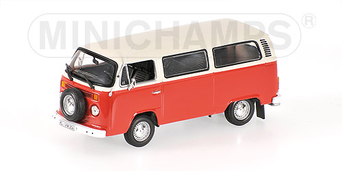 VOLKSWAGEN T2 – BUS – 1972 – WHITE/RED 1:43 model