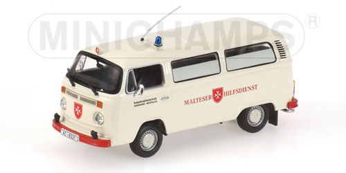 VOLKSWAGEN T2 -1972 – KRANKENWAGEN ‘MALTESER’ L.E. 1008 pcs. 1:43 model