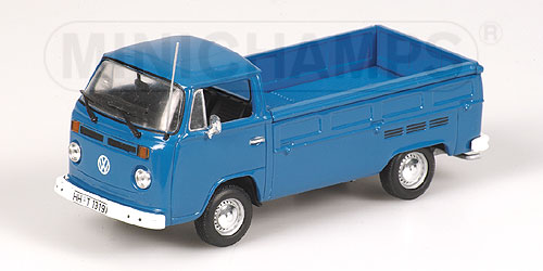VOLKSWAGEN T2 SINGLE CABIN FLATBED – 1972 – BLUE 1:43 model