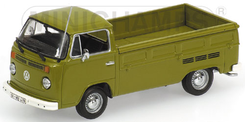 VOLKSWAGEN T2 FLATBED – 1972 – GREEN L.E. 1008 pcs. 1:43 model