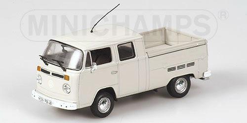 VW T2 DOUBLE CABIN FLATBED – 1972 – GREY 1:43 model