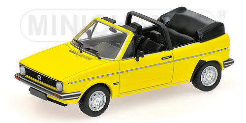 VOLKSWAGEN GOLF CABRIOLET – 1980 – YELLOW L.E. 1680 pcs. 1:43 model